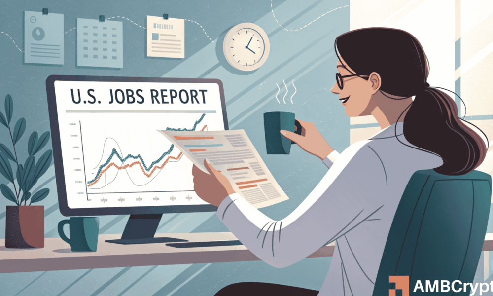 Crypto market holds $2T after U.S. jobs unexpectedly fall by 92K 2 Crypto market holds $2T after U.S. jobs unexpectedly fall by 92K