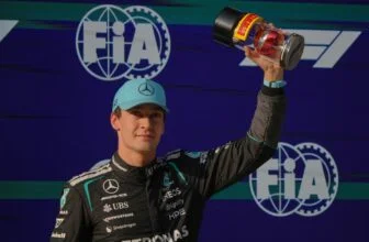 George Russell sees off Lewis Hamilton to win Chinese Grand Prix sprint race
