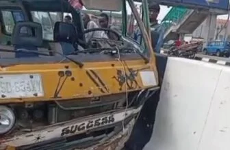One Dead, Six Injured in Fatal Bus Crash on Oworonsoki–Apapa Expressway