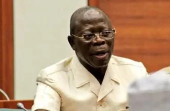 Political sins cannot lead politicians to hellfire - Oshiomhole