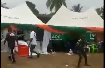 Tension as thugs disrupt ADC secretariat opening in Cross River (Video)