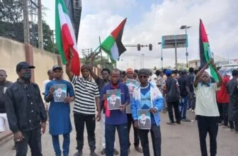 Tension protest erupts in Lagos over killing of Iran's Supreme Leader