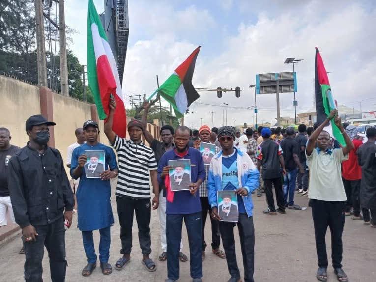 Tension protest erupts in Lagos over killing of Iran's Supreme Leader 1 Tension protest erupts in Lagos over killing of Iran's Supreme Leader