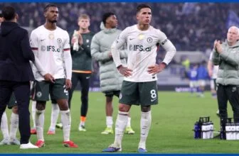 Enzo Fernandez frustrated after Chelsea loss.