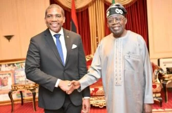Tinubu hosts St. Kitts and Nevis Prime Minister in Aso Rock