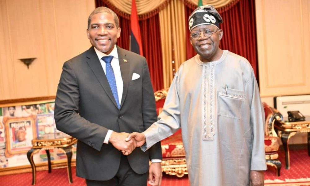 Tinubu hosts St. Kitts and Nevis Prime Minister in Aso Rock 1 Tinubu hosts St. Kitts and Nevis Prime Minister in Aso Rock