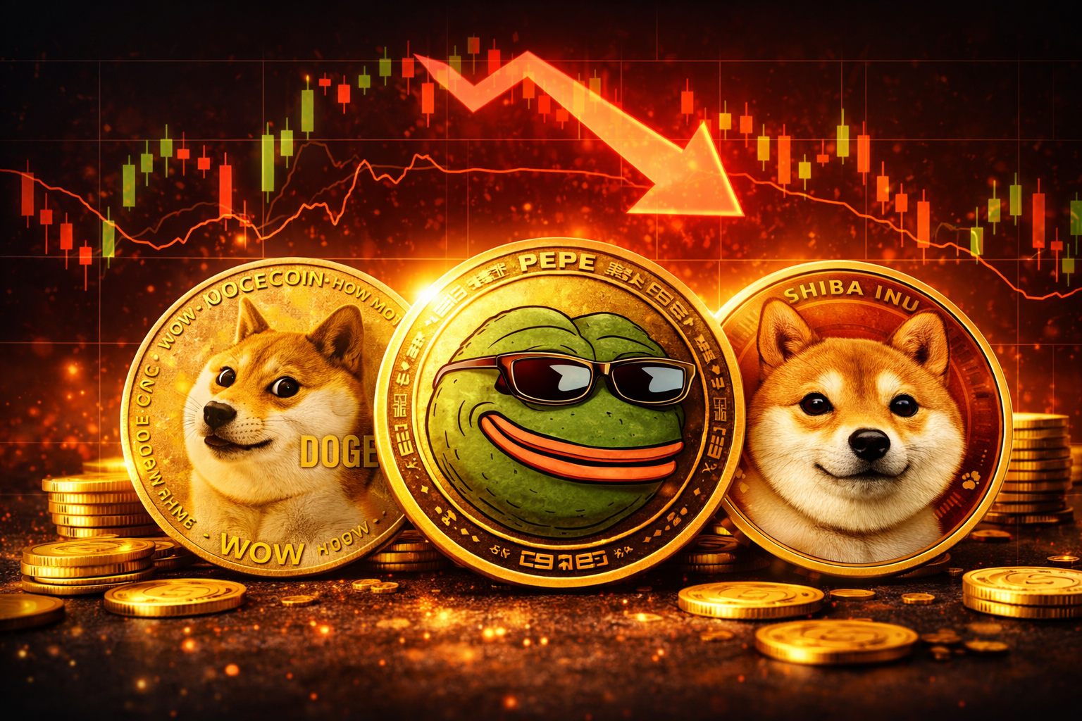 Why Meme Coins Like DOGE, PEPE, Shiba Lost 80% Volume in 4 Months?