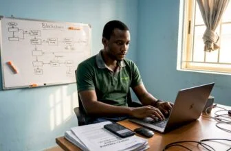 Nigerian developer working on blockchain project
