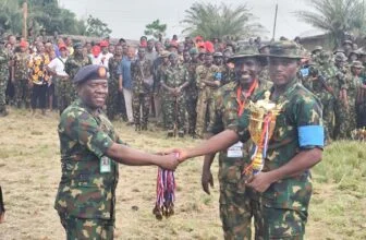 4 Brigade Dominates Army Contest In Benin