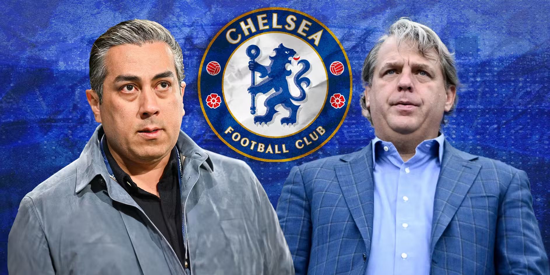 Chelsea’s financial accounts have been uploaded as they book £1.79 Billion losses 5 Behdad Eghbali and Todd Boehly with the Chelsea logo.