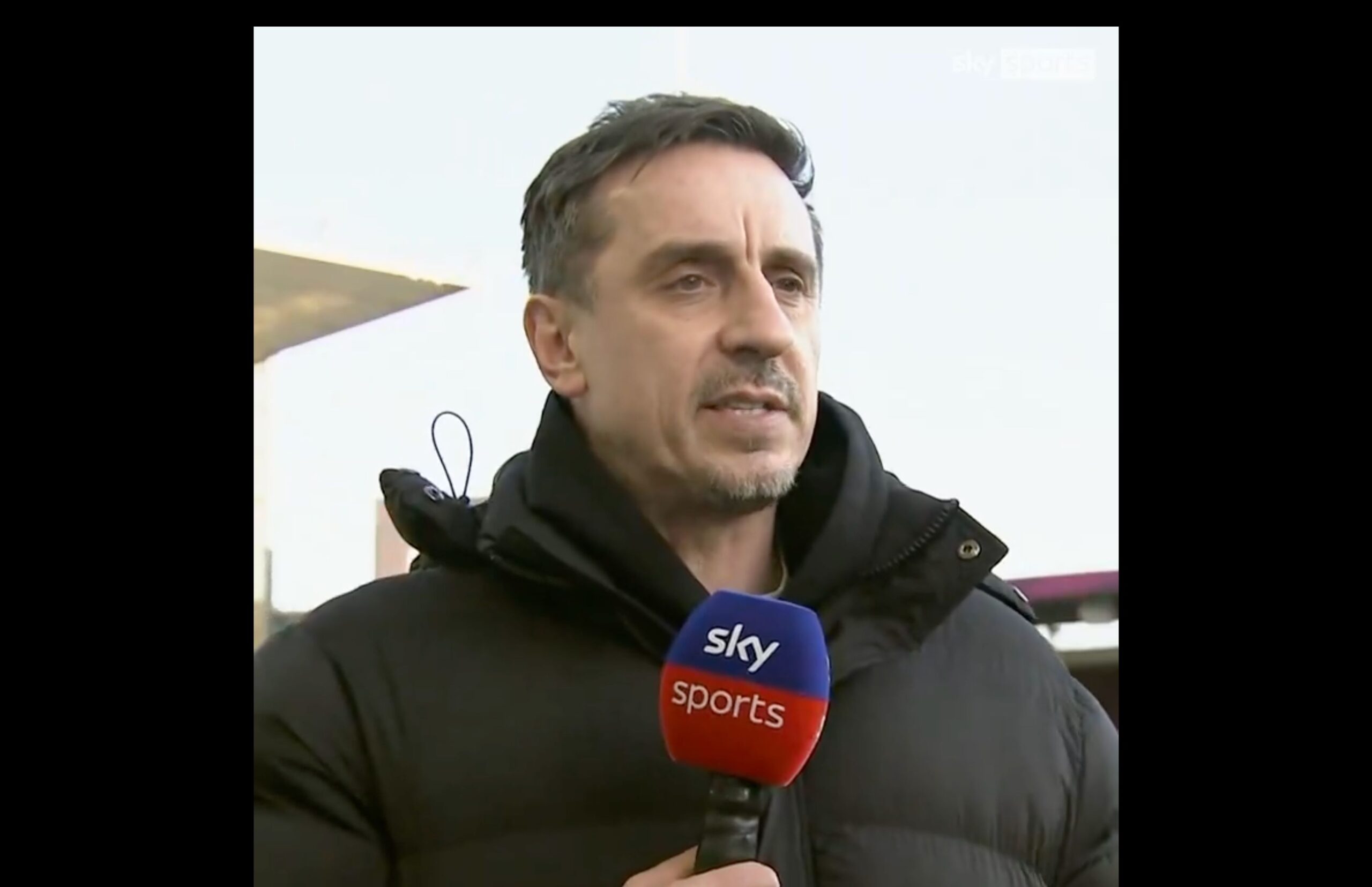 Gary Neville speaking about Chelsea