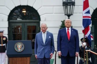 King Charles US visit live: Trump claims we ‘have had no closer friends than the British’ during awkward speech