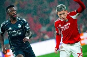 Vinicius and Benfica’s Prestianni