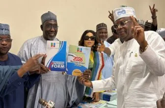 Hon. James Faleke has picked up the N100 million APC presidential nomination forms for President Tinubu’s reelection bid for the 2027 election