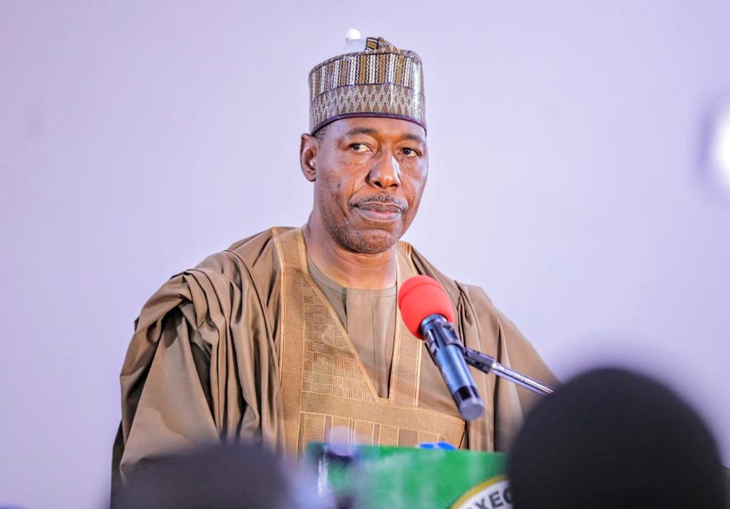 Zulum Backs Military After NAF Airstrike on Jilli Market 1 Borno State Governor, Babagana Zulum