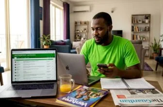 Man engaging in Nigerian forum discussion