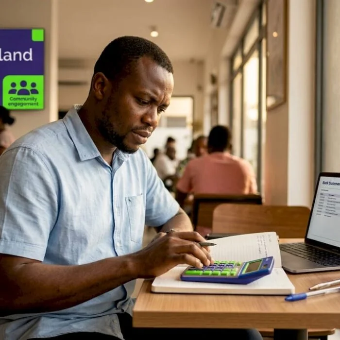 Nigerian adult reviewing passive income finances