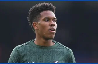 Estevao warms up for Chelsea win.