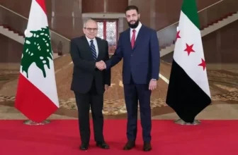 Syria President Discusses Security with Visiting Lebanon PM
