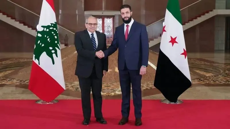 Syria President Discusses Security with Visiting Lebanon PM