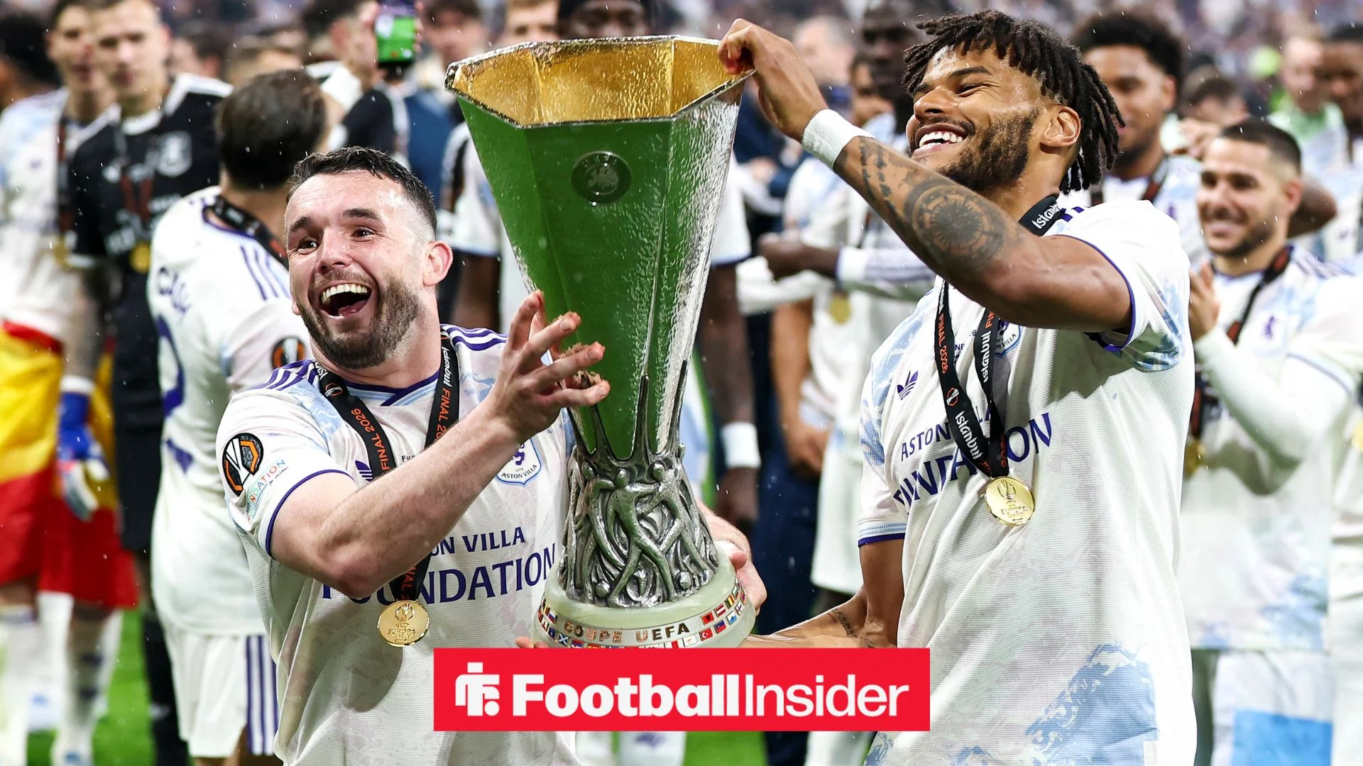 Tyrone Mings shares emotional John McGinn tribute after Europa League final victory