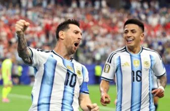 Argentina's Lionel Messi sets World Cup scoring record : NPR