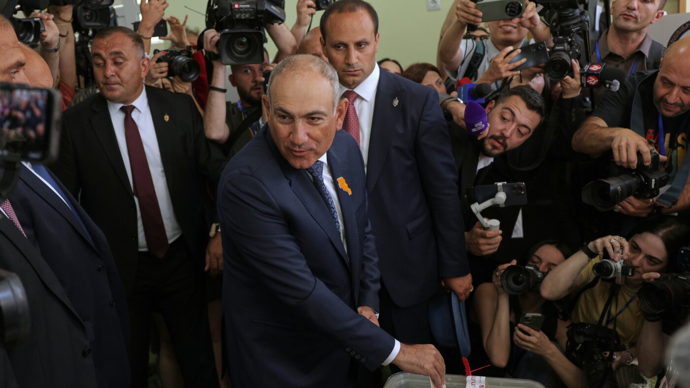 Armenians vote in general election watched closely by Russia and the West : NPR