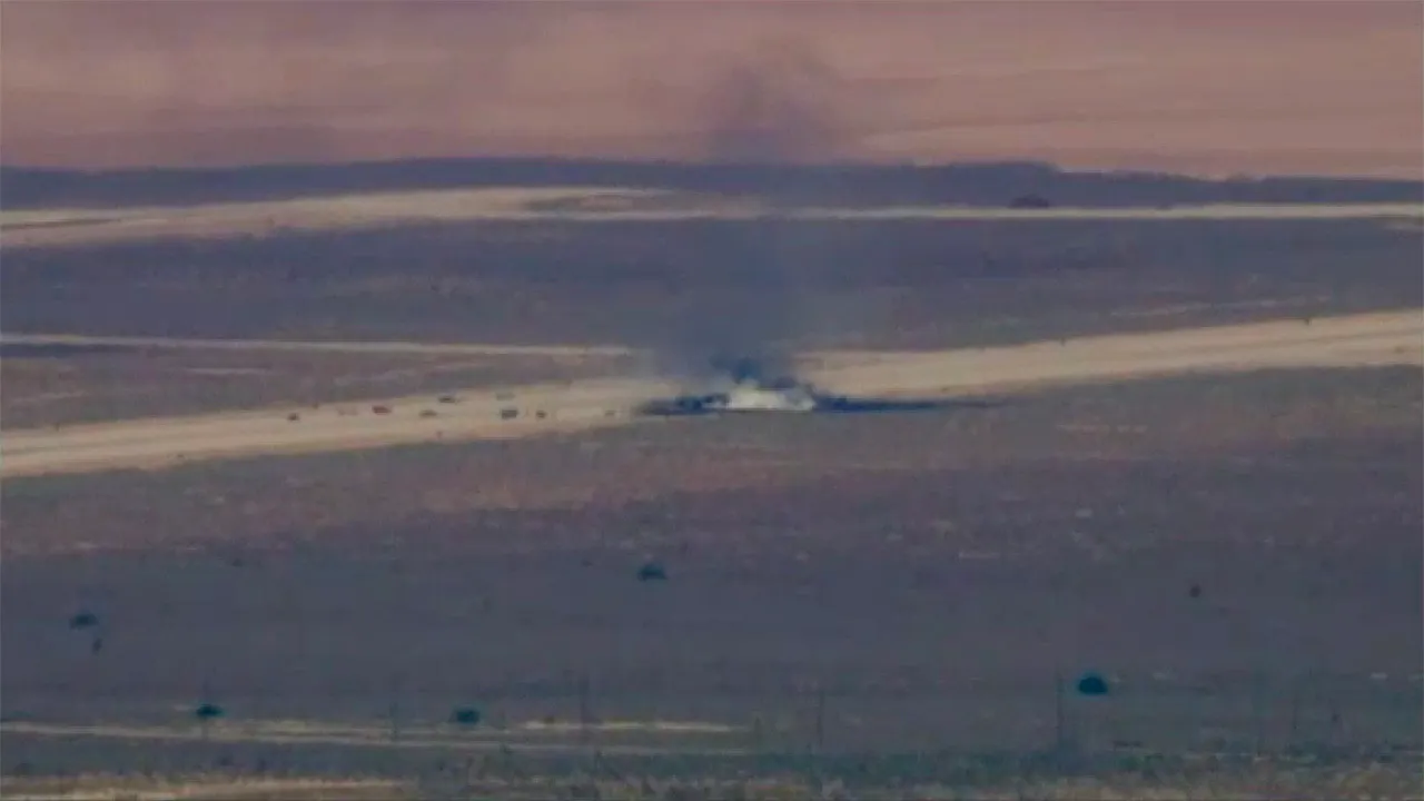 B-52 bomber crashes after takeoff at Edwards Air Force Base