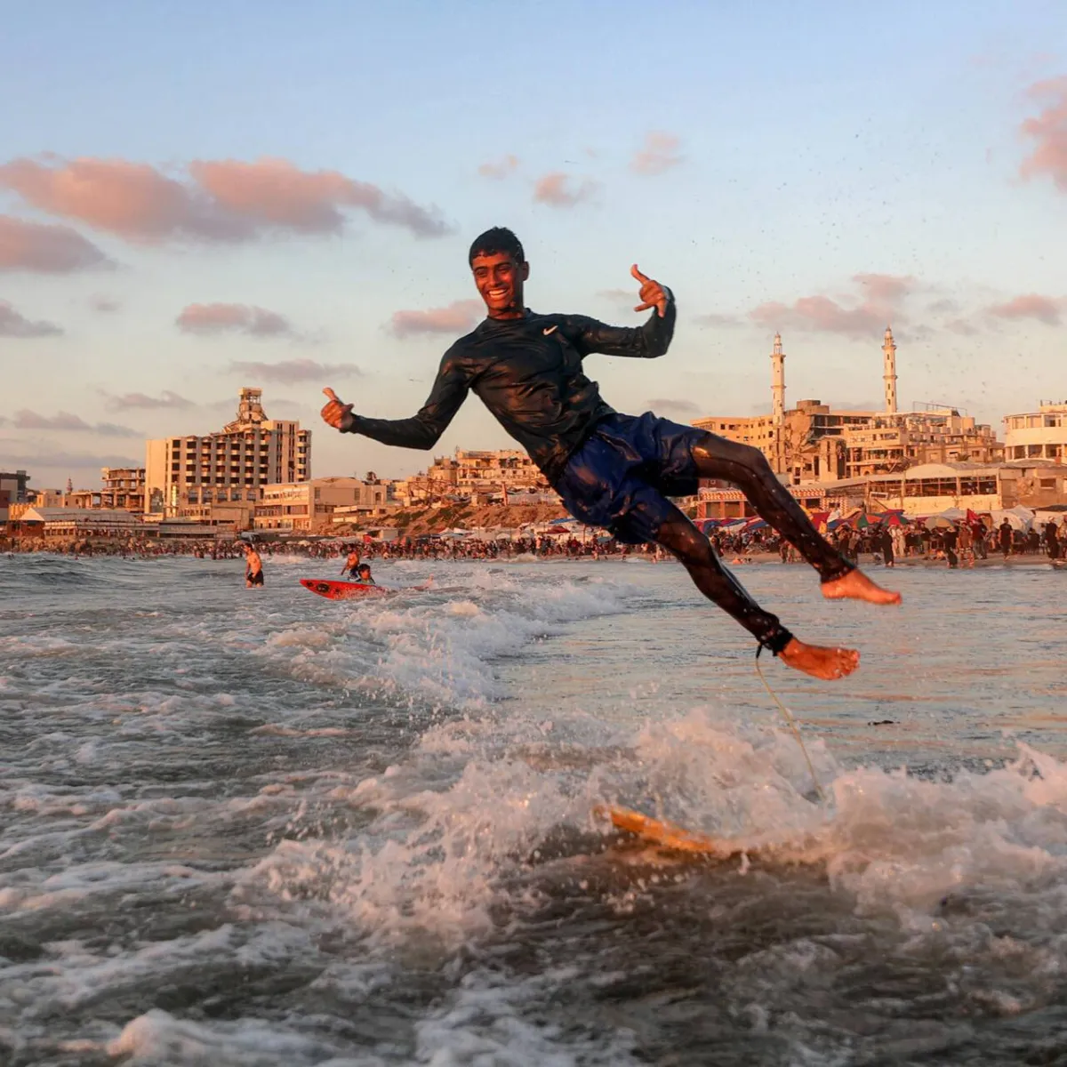 Gaza's Surfers Seek Solace in the Sea 1 Gaza's Surfers Seek Solace in the Sea