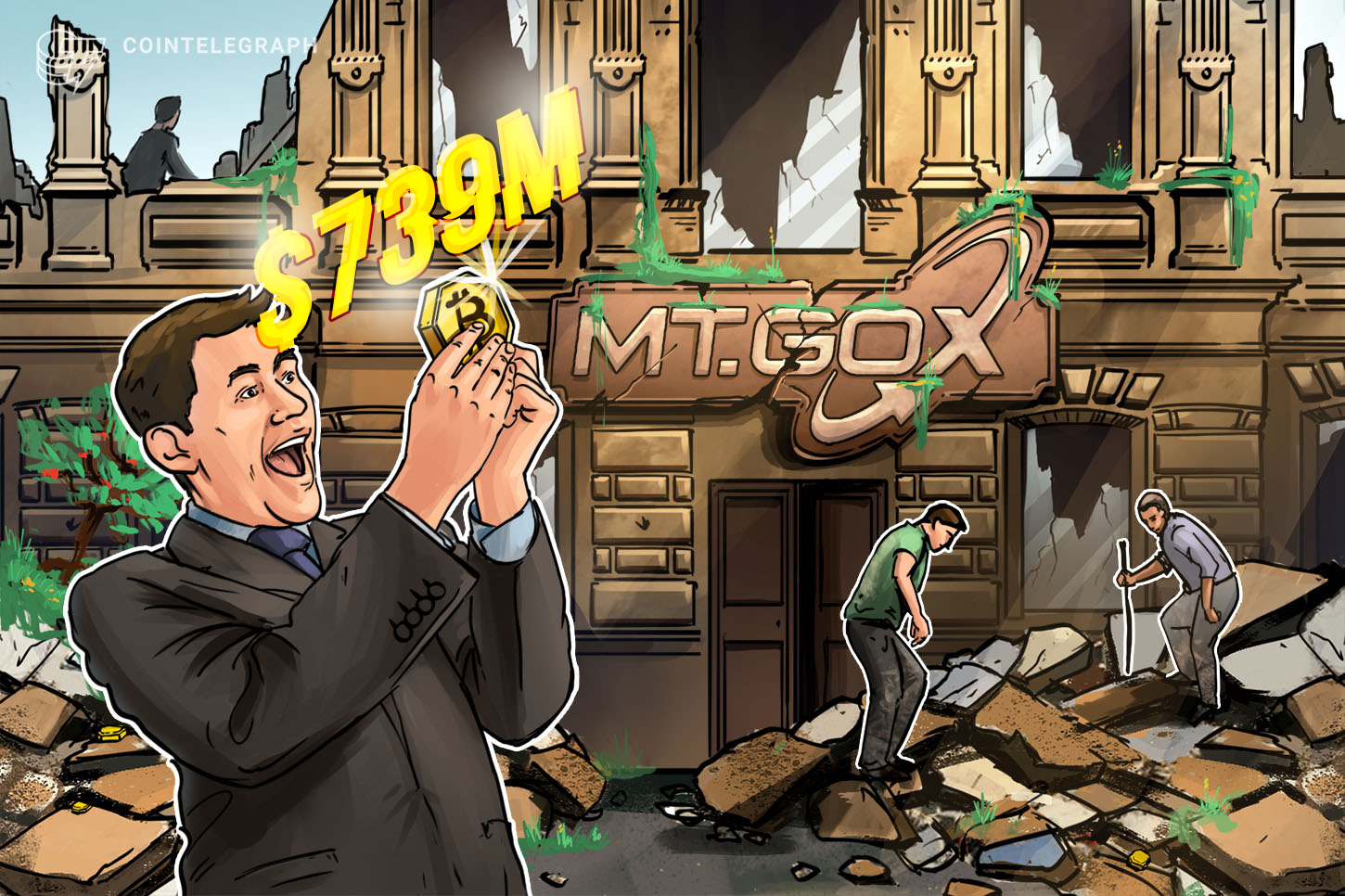 Mt. Gox Moves $739M in Bitcoin for First Time in Two Months 1 Cointelegraph