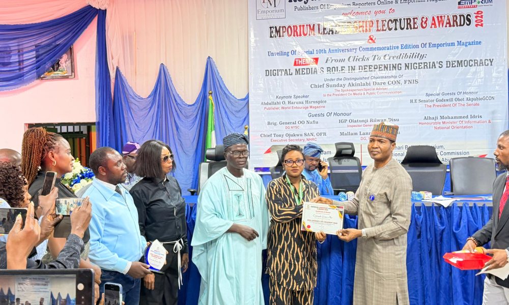 Quintessential NUJ FCT chairman Grace Ike bags Media Leadership, Civic Engagement Award at Emporium’s 10th Anniversary