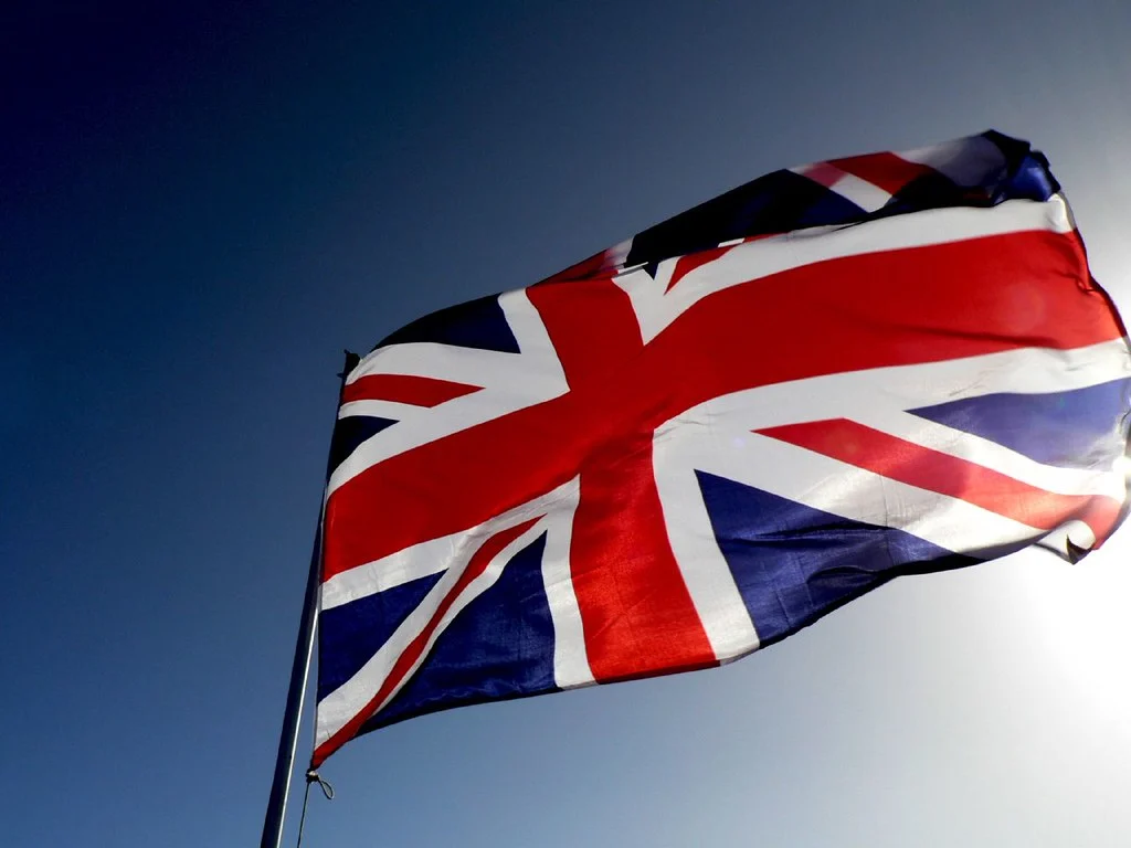 banking through UK UK flag