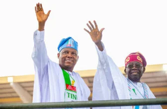 BREAKING: APC officially unveils Shettima as Tinubu’s running mate, continues with Muslim-Muslim ticket