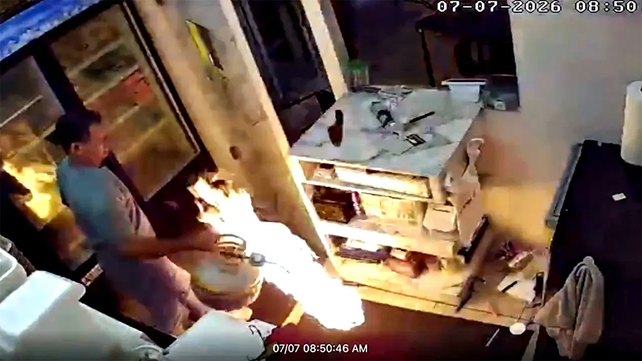 Florida man carries flaming propane tank through restaurant, arrested 3 Florida man carries flaming propane tank through restaurant, arrested