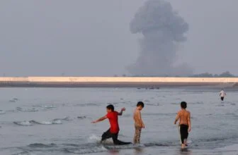 Live: Iran Revolutionary Guards say they hit US radar and air defence systems in Bahrain and Kuwait