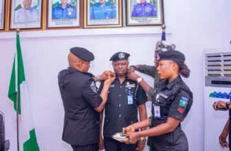 Police Promotion: Gombe CP Decorates Area Commander with DCP