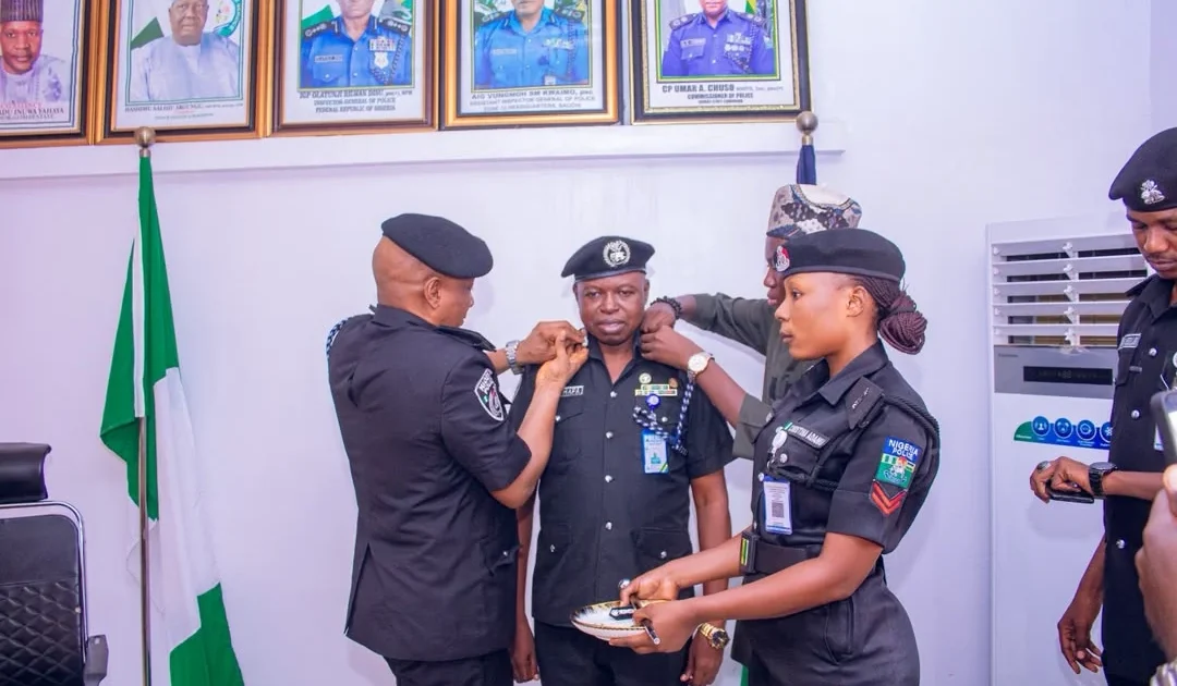 Police Promotion: Gombe CP Decorates Area Commander with DCP