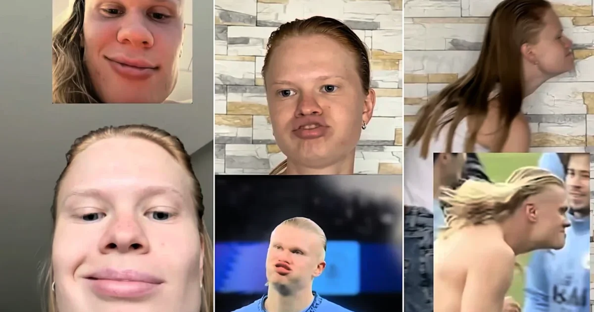 Russian Model Goes Viral for Looking Like Erling Haaland