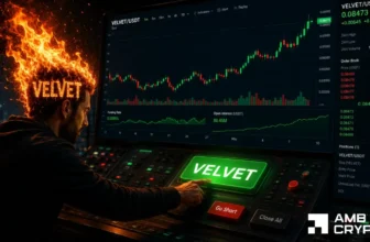Velvet crypto slides 75% in a week