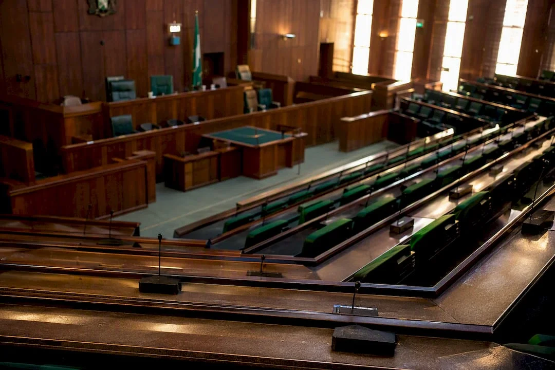 What Is Nigeria's National Assembly and Who Runs It? 1 Empty Nigerian National Assembly chamber interior