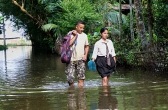 Flood death toll in India's Assam reaches 100 as thousands lose their homes : NPR