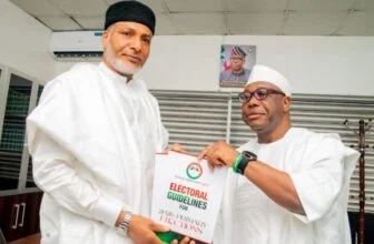 JUST IN: Mustapha joins PDP After APC exit, picks Kwara Central senate ticket
