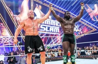 SummerSlam results: Oba Femi pins Brock Lesnar in a Hell in a Cell match