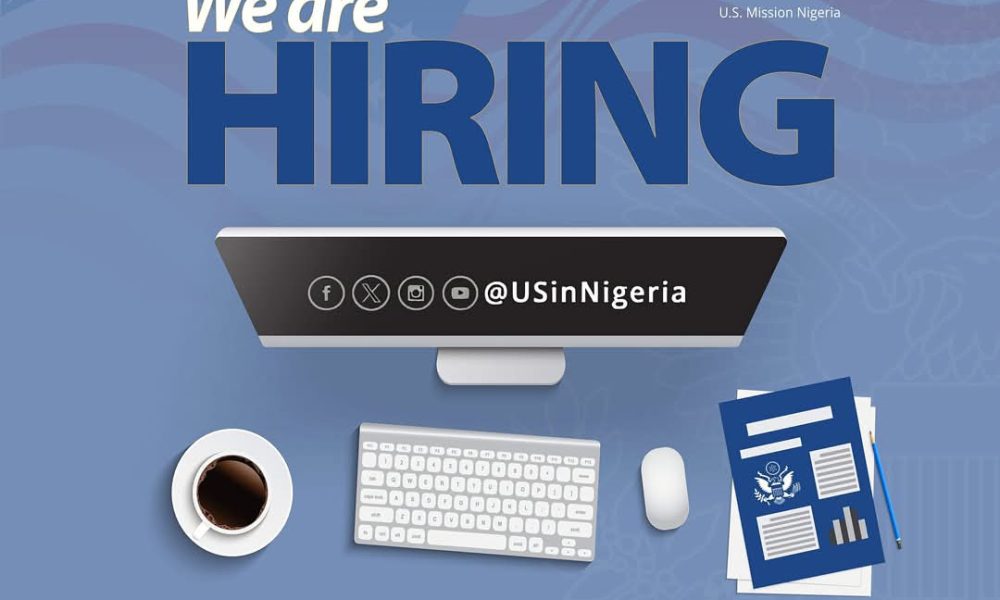 US Embassy and Consulate in Nigeria opens applications for five job vacancies 1 US Embassy and Consulate in Nigeria opens applications for five job vacancies