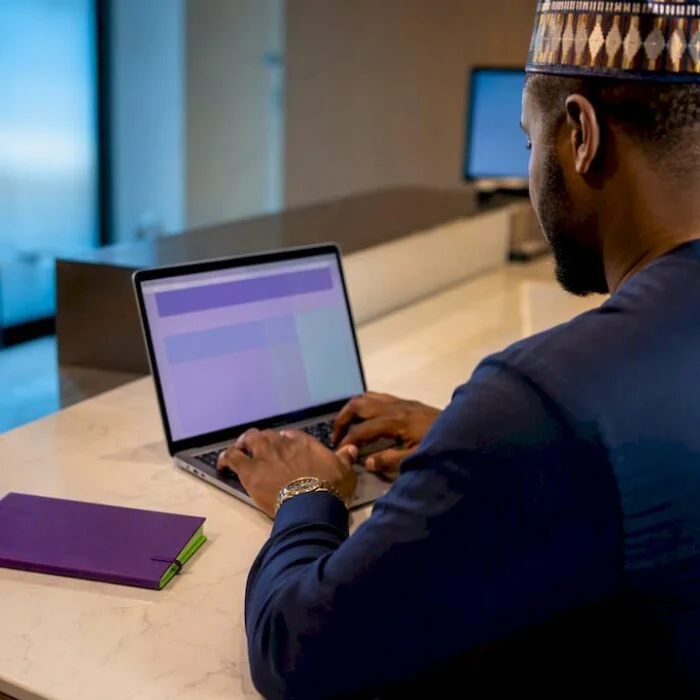 Entrepreneur completing Nigerian business registration