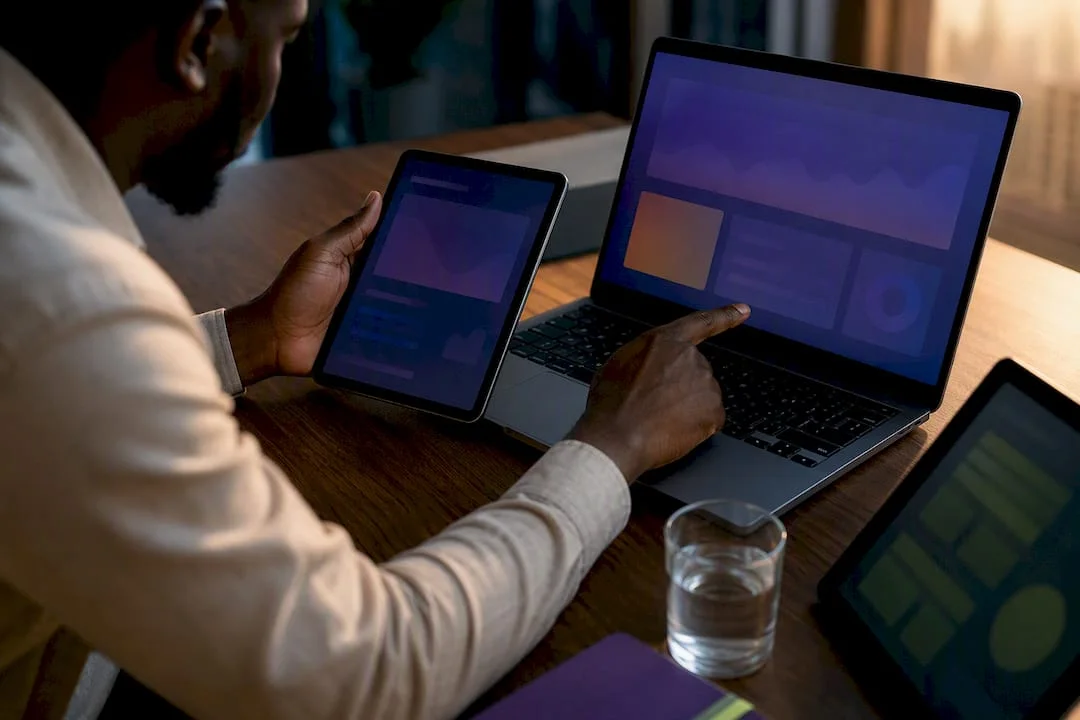 Editor comparing Nigerian trend signals across devices