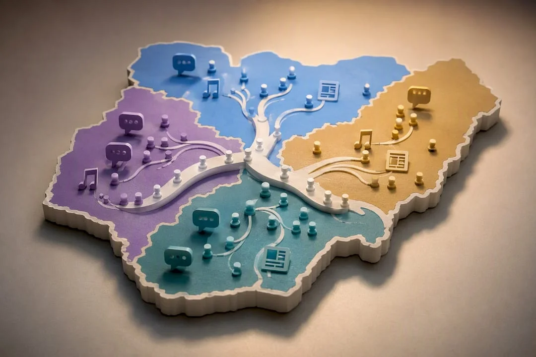 Illustration of regional Nigerian trend patterns