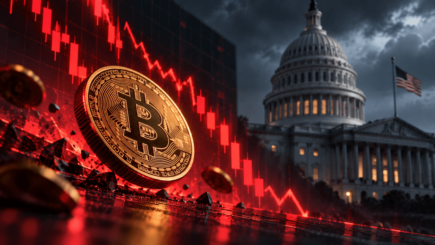 $300M in Crypto Longs Liquidated in Minutes After CLARITY Act Fails