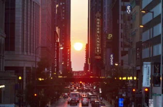 Equinox brings ‘henge’ effect to cities laid out on a grid : NPR