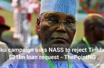 Atiku campaign asks NASS to reject Tinubu’s $21bn loan request